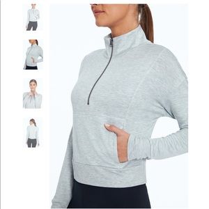 NWT Balance Collection Cropped Zip Pullover